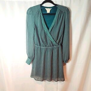 Coincidence & Chance Long Sleeve Green Dress